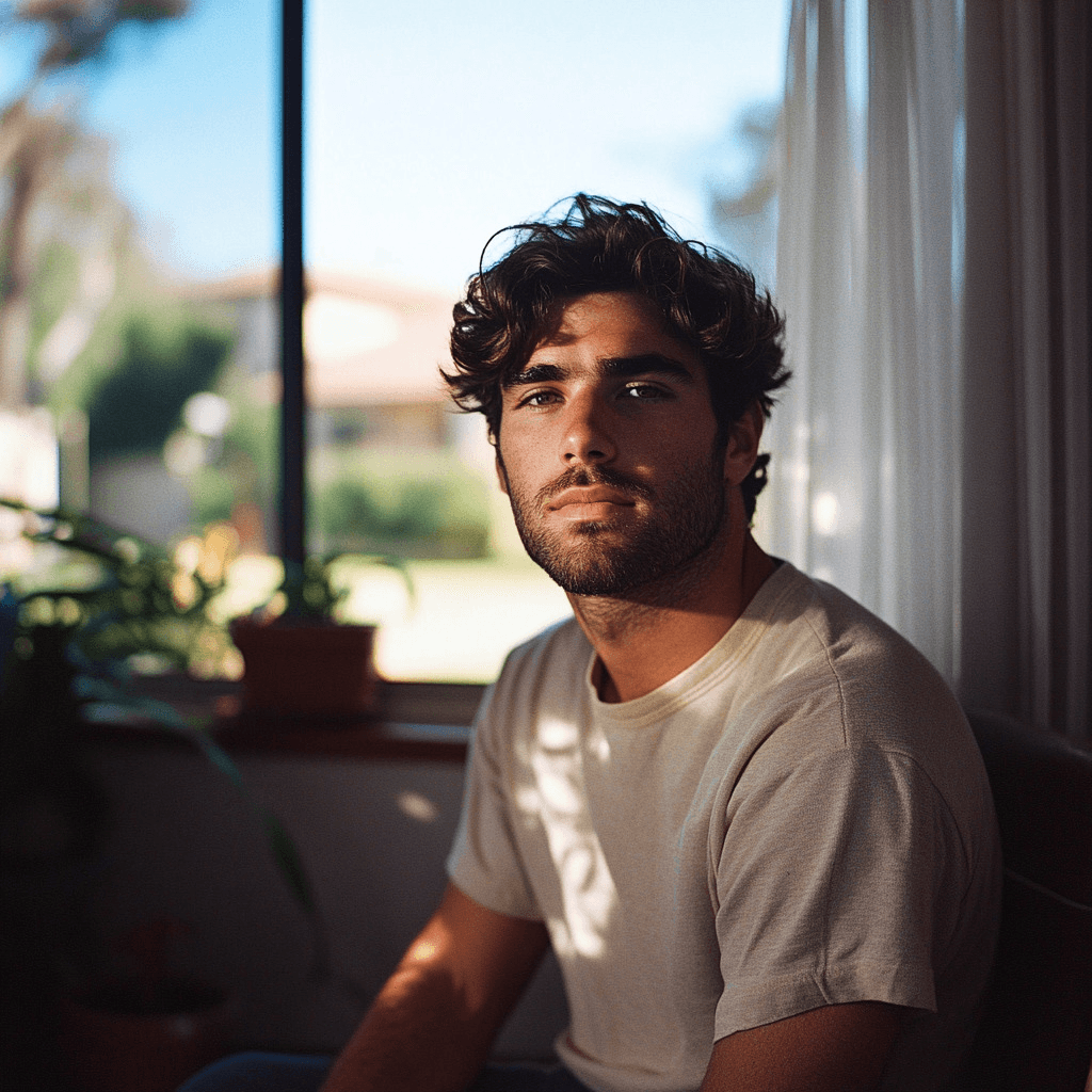 Cool rainy night PFP urban aesthetic neon lights moody vibes