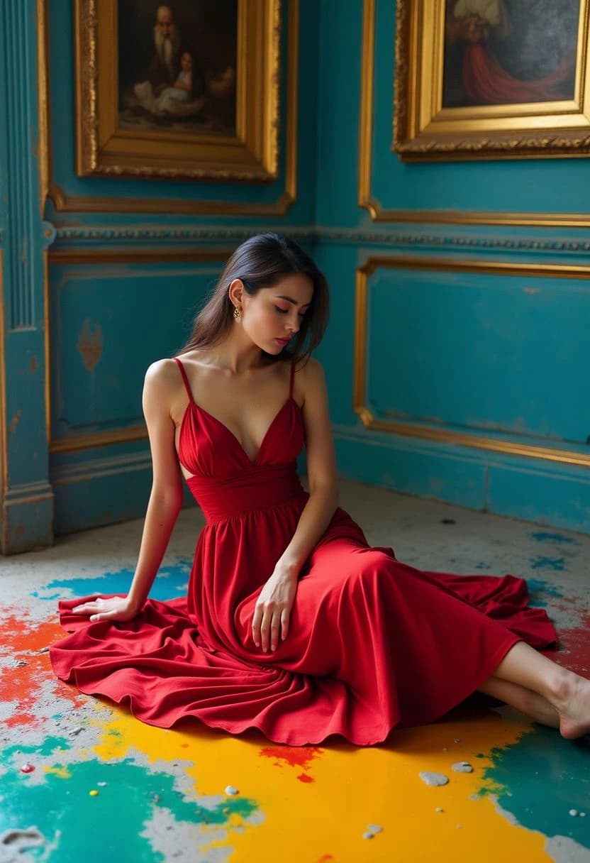 Cool Y2K nostalgic PFP early 2000s bold colors retro style