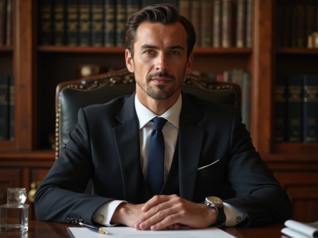 Professional corporate LinkedIn headshot business profile picture