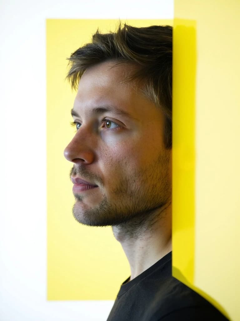 Bold vibrant TikTok PFP saturated colors eye-catching creator